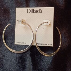 Silver Hoop Earrings
